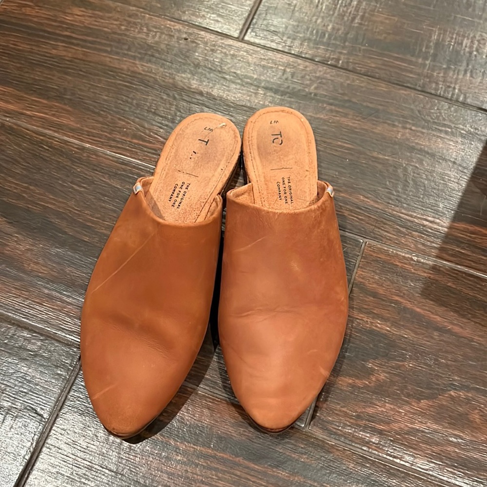 Toms juttie mule slip on slides 7